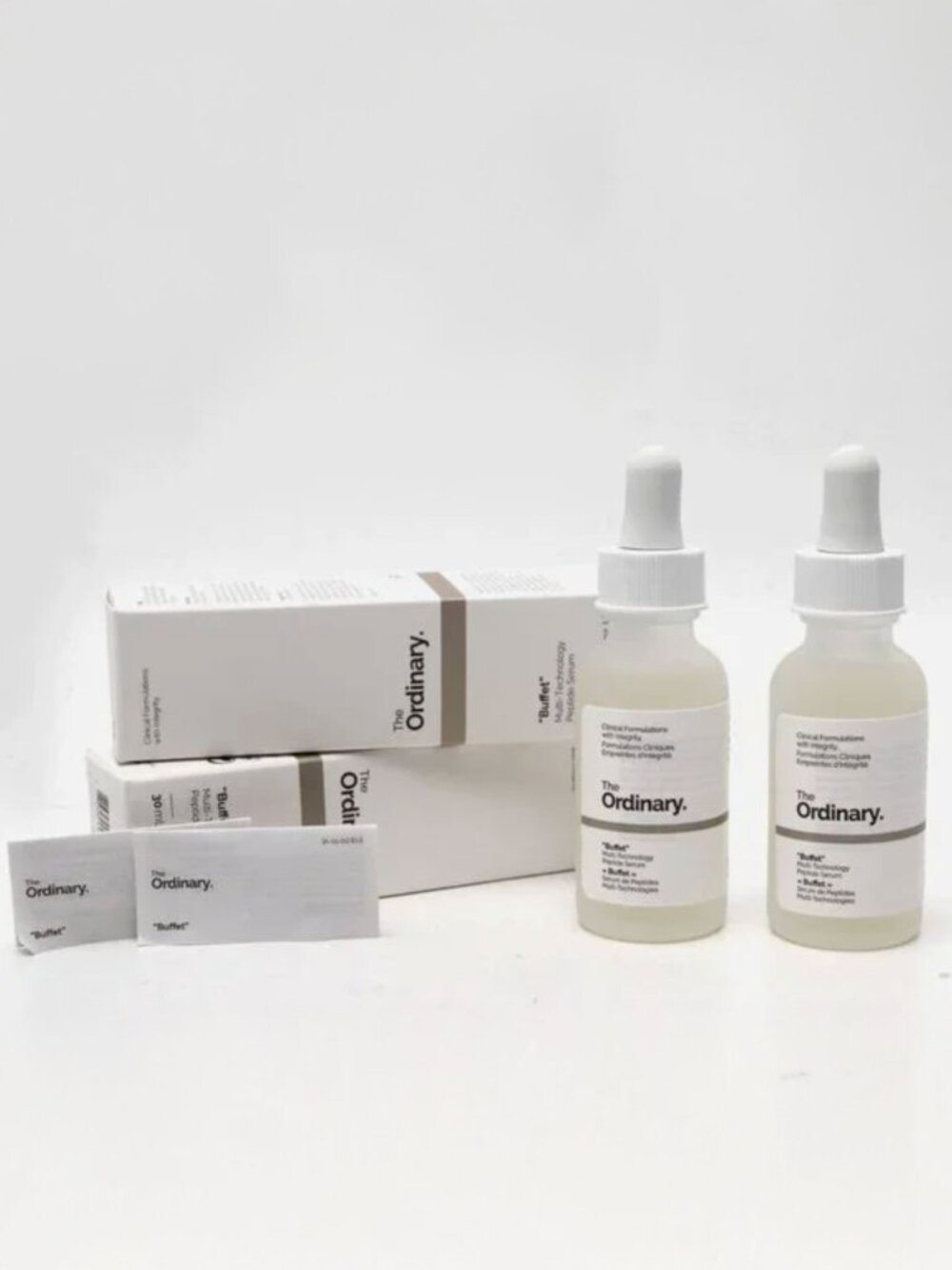 The Ordinary BUFFET Multi Technology Peptide Serum 30ml NEW x 2 Bottles